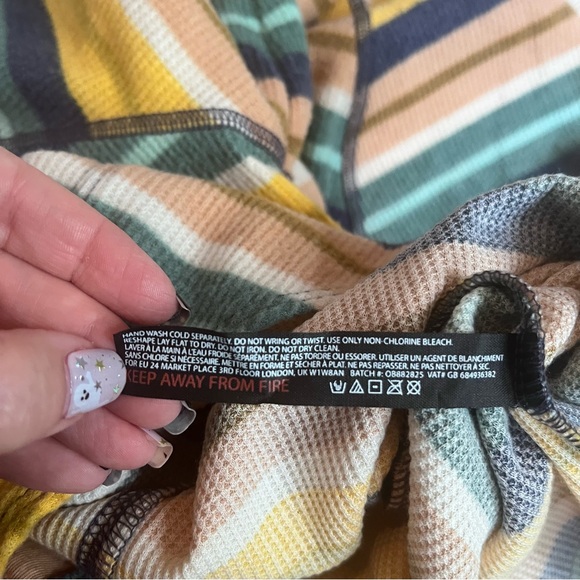 UO Out from under striped thermal long sleeve bodysuit - Picture 12 of 12